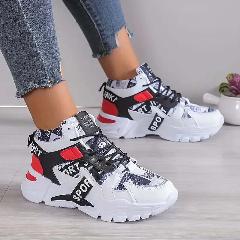 👠 70% OFF Today Only – Step Into Style! ✨Women's Fashion Trendy Color Blocking Sports Shoes, Comfortable Non-slip Running Shoes - Image 9