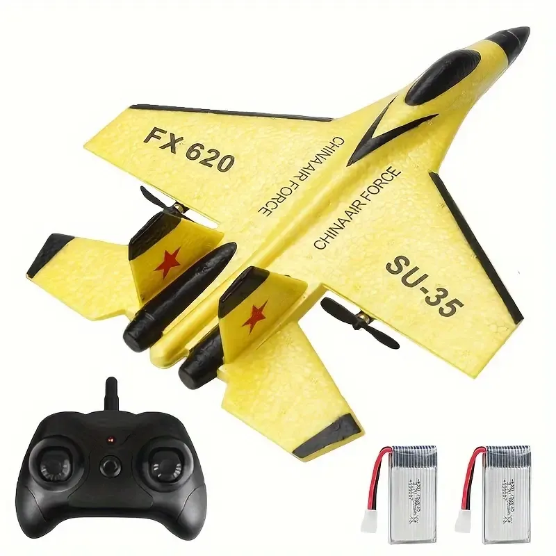 SU-35 Remote Control Jet – 2.4GHz RC Foam Glider Plane with 2 Batteries - Image 14
