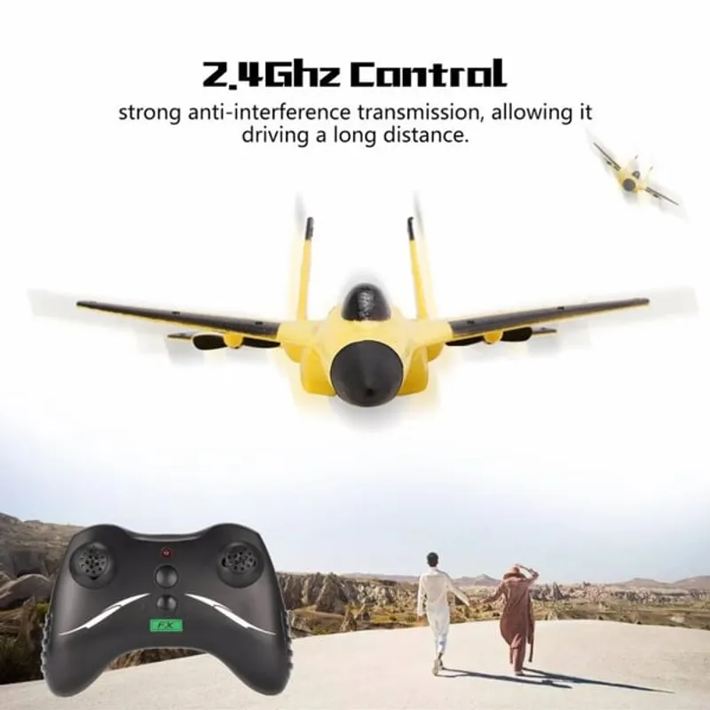 SU-35 Remote Control Jet – 2.4GHz RC Foam Glider Plane with 2 Batteries - Image 11